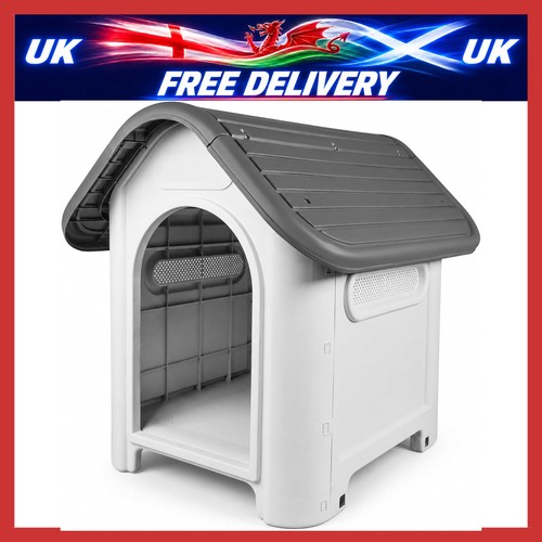 Plastic dog kennel house - kennel, |