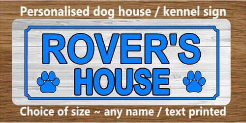 Personalised dog cat house - personalised, or