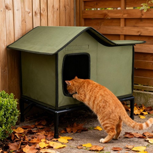 Cat house for outside - for,