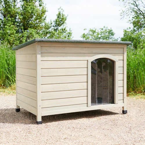 Medium wooden dog - medium, kennel