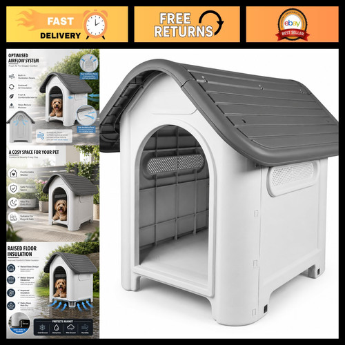 Weatherproof plastic dog - plastic,