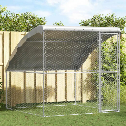 Dog kennel silver - dog,