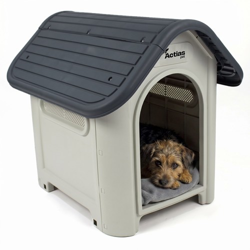 Plastic dog kennel - kennel,