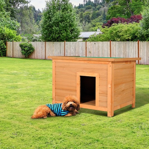 Wooden dog cat kennel - kennel, outdoor