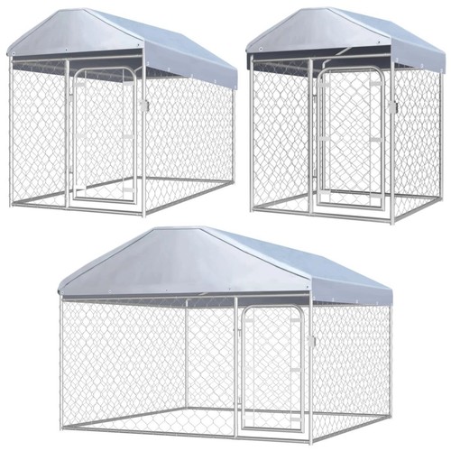 Outdoor metal dog kennel - outdoor,