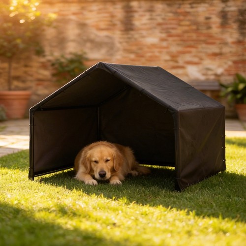 Pawhut outdoor dog house with - dog,