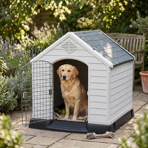 Large dog house plastic - large,