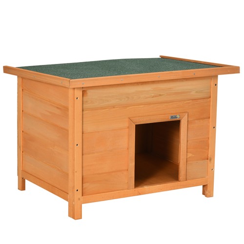 Wooden dog kennel raised house - kennel,