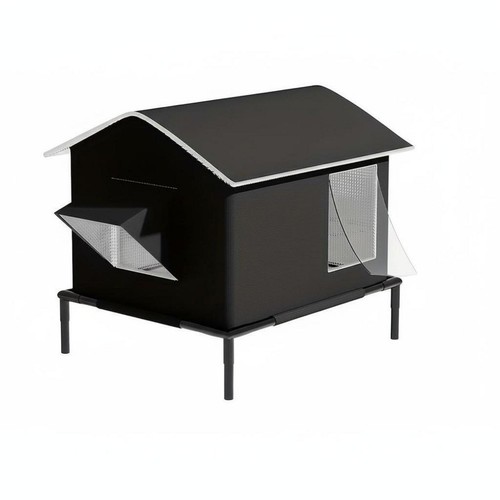 Insulated cat house all - insulated, all-year